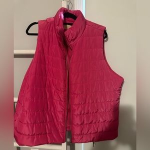 Hot pink vest